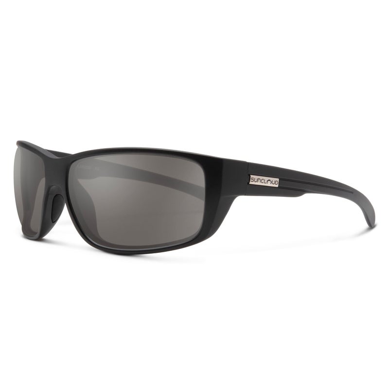 Suncloud Milestone Polarized Sunglasses, Matte Black Frame/Gray, One Size - Image 1